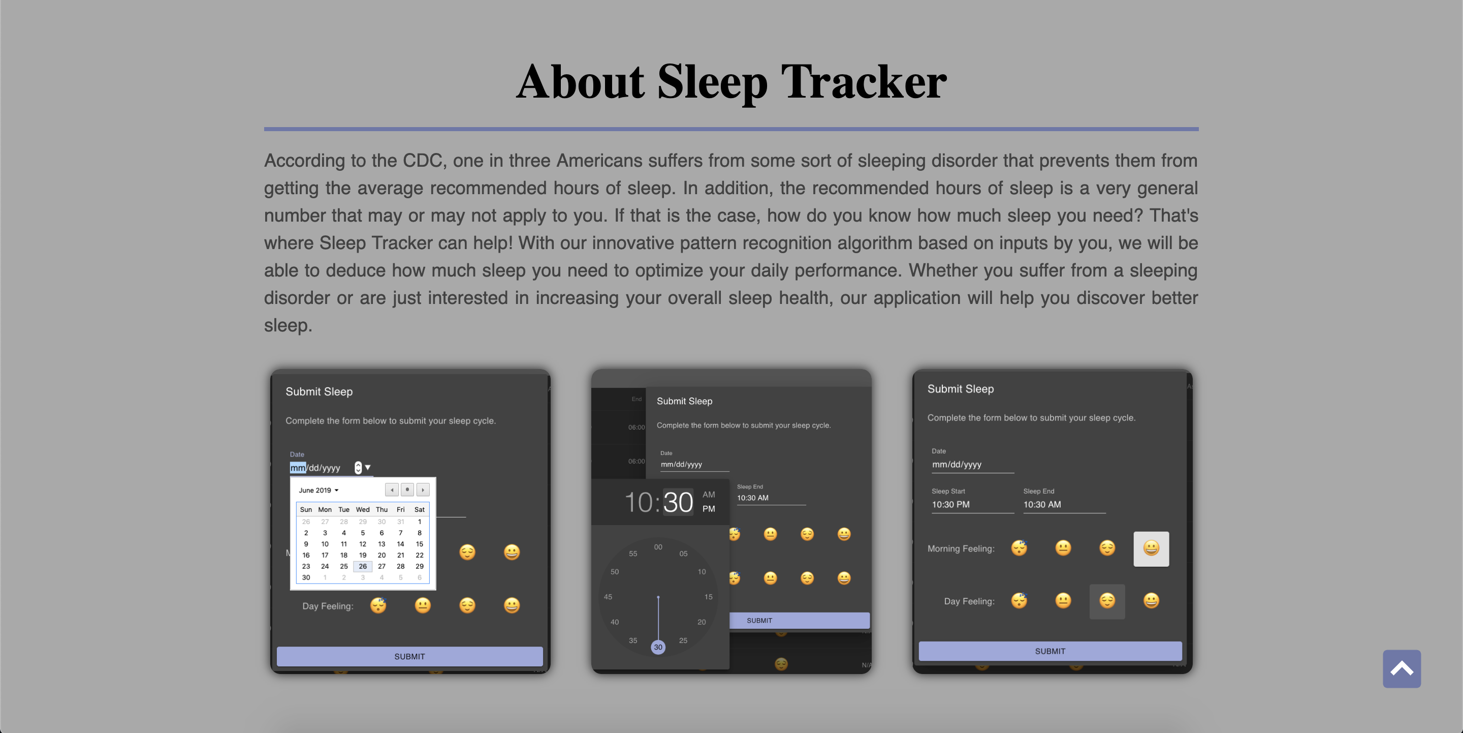sleep tracker project